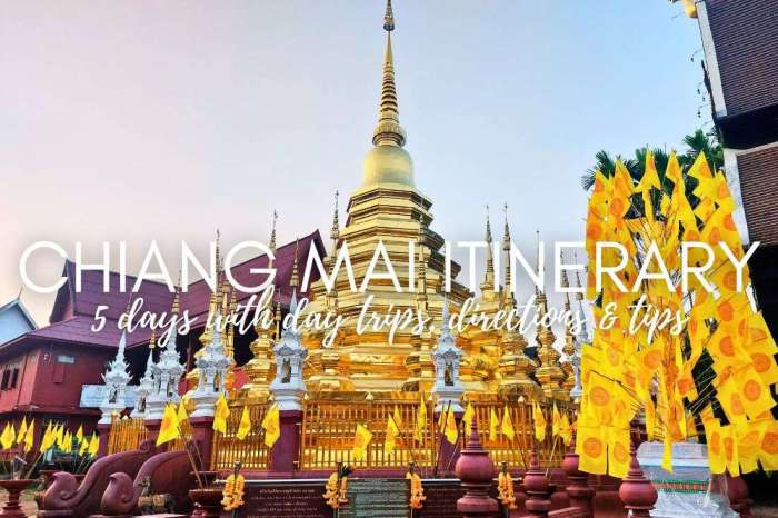 Chiang itinerary