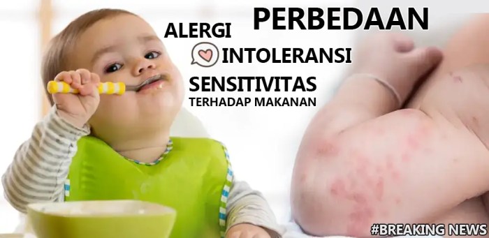 Perbedaan Alergi dan Intoleransi Makanan